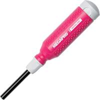 Original Pink 15-in-1 Multi-Bit Screwdriver, 8-37/50" L, Textured Handle NTL Industrial