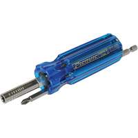 Super 8 Plus Multibit Screwdriver, Plastic Handle NTL Industrial
