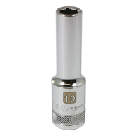 Douille m&eacute;trique, 10 mm, Prise 1/2", 6 pans, Profond NTL Industrial