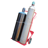 Chariot pour bouteilles, Roues Caoutchouc moul&eacute;, Base de 25-1/2"la x 7"lo, 350 lb NTL Industrial