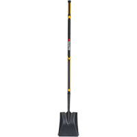 Pro Square Point Shovel, Fibreglass, Tempered Steel Blade, Straight Handle, 48" Long NTL Industrial