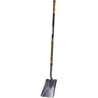 Pro Square Point Shovel, Fibreglass, Tempered Steel Blade, Straight Handle, 48" Long NTL Industrial