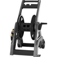 Foldable Hose Reel Cart, 175', Aluminum/Poly-Plastic NTL Industrial