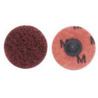 PowerLock&reg; Abrasotex Buffing Disc, 4" Dia., Medium Grit, Aluminum Oxide NTL Industrial