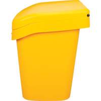 Salt & Sand Storage Bins, With Hasp, 21" x 27" x 26", 4.24 cu. ft., Yellow NTL Industrial