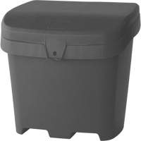 Salt & Sand Container, With Hasp, 21" x 27" x 26", 4.24 cu. ft., Grey NO615 | NTL Industrial