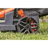 Lawn Mower with Comfort Grip Handle, Push Walk-Behind, Electric, 15" Cutting Width NTL Industrial