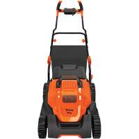 Lawn Mower with Comfort Grip Handle, Push Walk-Behind, Electric, 17" Cutting Width NTL Industrial