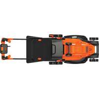 Lawn Mower with Comfort Grip Handle, Push Walk-Behind, Electric, 17" Cutting Width NTL Industrial