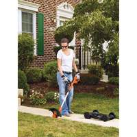20V Max* Cordless 3-in-1 Compact Mower Kit, Push Walk-Behind, Battery Powered, 12" Cutting Width NTL Industrial