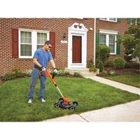 3-in-1 Compact Mower, Push Walk-Behind, Electric, 12" Cutting Width NTL Industrial