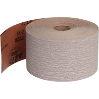 Rouleau de papier abrasif PSA sans chargement, Oxyde d'aluminium, 2-3/4" la x 135' lo, Grain 220 NTL Industrial