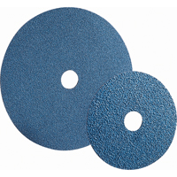BlueFire&reg; F826P Fibre Discs, Zirconia Alumina, 24, 7" Dia x 7/8" Arbor NTL Industrial