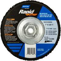 Bear-Tex&reg; Rapid Strip Non-Woven Depressed Center Discs, 7" Dia., Extra Coarse Grit, Silicon Carbide NTL Industrial