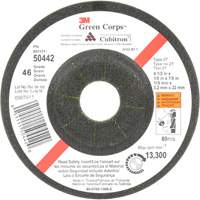 Meule flexible Green Corps, 4-1/2" x 1/8", Arbre 7/8", C&eacute;ramique, Type 27 NTL Industrial