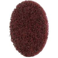 Disque de conditionnement de surface Roloc Scotch-Brite, 1" dia., Grain Moyen, Oxyde d'aluminium NTL Industrial