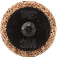 Disque de conditionnement de surface Roloc Scotch-Brite, 1-1/2" dia., Grain Cors&eacute;, Oxyde d'aluminium NTL Industrial