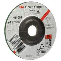 Meule flexible Green Corps, 5" x 1/4", Arbre 7/8", C&eacute;ramique, Type 1 NTL Industrial