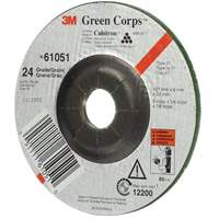 Meule flexible Green Corps, 5" x 1/4", Arbre 7/8", C&eacute;ramique, Type 1 NTL Industrial