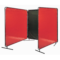 Welding Screen and Frame, Olive, 6' x 6' NTL Industrial