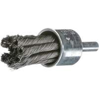 Brosses mont&eacute;es &agrave; fils nou&eacute;s, 1" dia., dia. Des fils 0,02", Tige 1/4" NTL Industrial