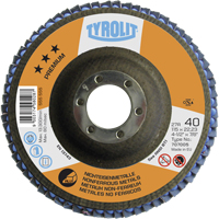 Flap Disc, 4-1/2" x 7/8", Type 29, 40 Grit, Ceramic NTL Industrial