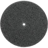 Meule unitaris&eacute;e EXL Scotch-Brite, 5" x 1/4", Arbre de 1/4", Grain de Fin, Carbure de silicium NTL Industrial