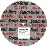 Meule unitaris&eacute;e EXL Scotch-Brite, 5" x 1/4", Arbre de 1/4", Grain de Fin, Carbure de silicium NTL Industrial
