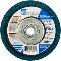 Vortex Rapid Blend Non-Woven Depressed Center Abrasive Disc, 4-1/2" Dia., 100-120 Grit, Aluminum Oxide NTL Industrial