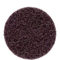 Disque de brossage et de finition Roloc Scotch-Brite, 3" dia., Grain Moyen, Carbure de silicium NTL Industrial