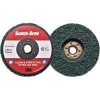 Disque extra coupe  Clean and Strip  XT Pro Scotch-Brite, 4-1/2" dia., Grain Extra grossier, Oxyde d'aluminium NTL Industrial