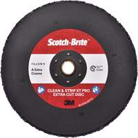 Disque extra coupe  Clean and Strip  XT Pro Scotch-Brite, 7" dia., Grain Extra grossier, Oxyde d'aluminium NTL Industrial
