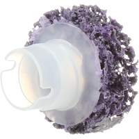 Disque de nettoyage pour moyeu de frein Roloc Pro Scotch-Brite, 1-1/2" dia., Grain Extra grossier, Carbure de silicium NTL Industrial