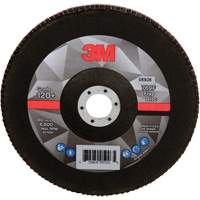 Disque &agrave; lamelles &agrave; changement rapide 769F, 7" x 7/8", Type 27, Grain 120+, Oxyde d'aluminium/C&eacute;ramique NTL Industrial