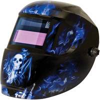 Masque de soudage Carrera ArcOne, 2" lo x 3" la Champ de vision, Teinte 9 - 13, Bleu NTL Industrial