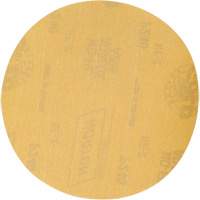 Disque de ponçage en papier H&L Gold Reserve A296 avec trous d'aspiration, dia 6", Grain 240, Oxyde d'aluminium, Poids C NTL Industrial