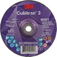 Meule a moyeu d&eacute;port&eacute; Cubitron 3, 4" x 1/4", Arbre 3/8", C&eacute;ramique, Type T27 NTL Industrial