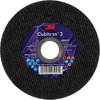 Cubitron 3 Cutting Disc, 5" x 9/32", 3/8" Arbor, Type 41 NTL Industrial