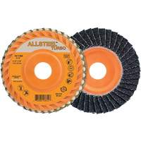 ALLSTEEL™ Turbo Flap Disc, 4-1/2" x 5/8"-11, 40 Grit, Zirconia Alumina NY571 | NTL Industrial