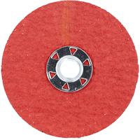 Blaze F980 Speed-Change Fastener Fiber Locking Disc, 4-1/2" Dia., 24 Grit, Ceramic Alumina NTL Industrial
