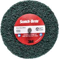Disque Clean and Strip XT Pro Extra Cut Disc XC-DC Scotch-Brite, 4" dia., Grain Extra grossier, Oxyde d'aluminium NTL Industrial