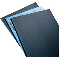 Papier abrasif en feuilles de papier - Feuilles de 9" x 11" &agrave; l'&eacute;preuve de l'eau Blue-Bak T414, 9" x 11", Grain 220, Carbure de silicium NTL Industrial