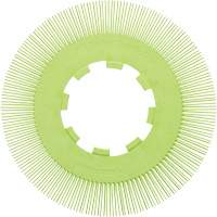 Brosse radiale en soies de pr&eacute;cision type S PN-RB sans adaptateur Scotch-Brite, C&eacute;ramique, Grain 50+, 8" dia. NTL Industrial