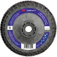 Cubitron 3 Flat Flap Disc with Quick Change 1169F, 4-1/2" x 5/8"-11, Type T27, 40+ Grit, Ceramic NTL Industrial