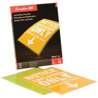 Pochette lamin&eacute;e de format lettre NTL Industrial