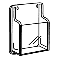 Pr&eacute;sentoirs, Mural, 9 fentes, Plastique, 30" la x 2" p x 36-7/8" h NTL Industrial