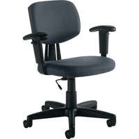 Chaise de travail, Tissu, Charbon NTL Industrial