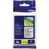 Tze Tape Cartridges, 12 mm x 26-1/4', Black on White ON443 | NTL Industrial
