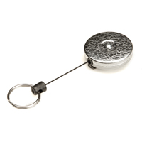 D&eacute;rouleurs autor&eacute;tractables originaux #485-HDK, Chrome, C&acirc;ble 48", Fixation Agrafe de ceinture NTL Industrial