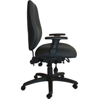 Chaises ergonomiques robustes Cierra , Tissu, Noir, Capacit&eacute; 400 lb NTL Industrial